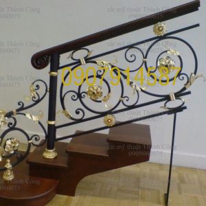 Cầu thang sắt mỹ thuật