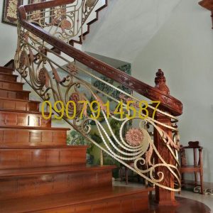 Cầu thang sắt mỹ thuật