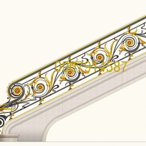 Cầu thang sắt mỹ thuật