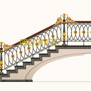 cầu thang sắt mỹ thuật